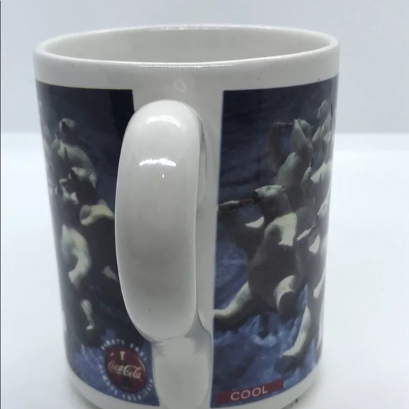 Coca Cola Polar Bear Mugs Always Cool 2 pcs Lot - Picture 5 of 8